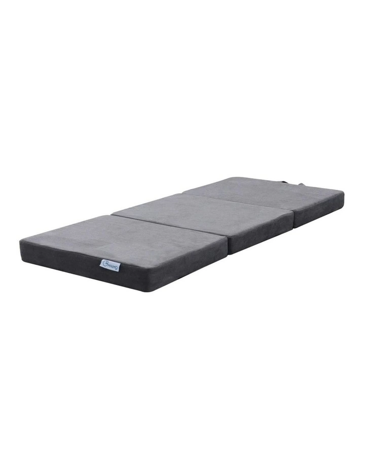 Single Foldable Foam Mattresses in Light Grey