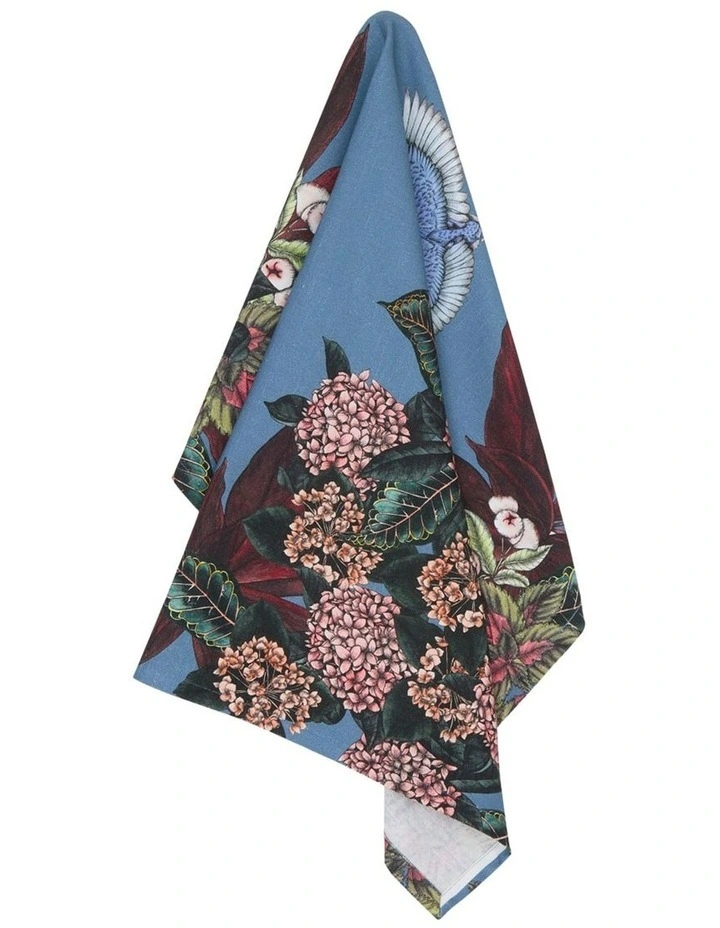 The Reminisce Pen Tea Towel 50x70cm in Multi