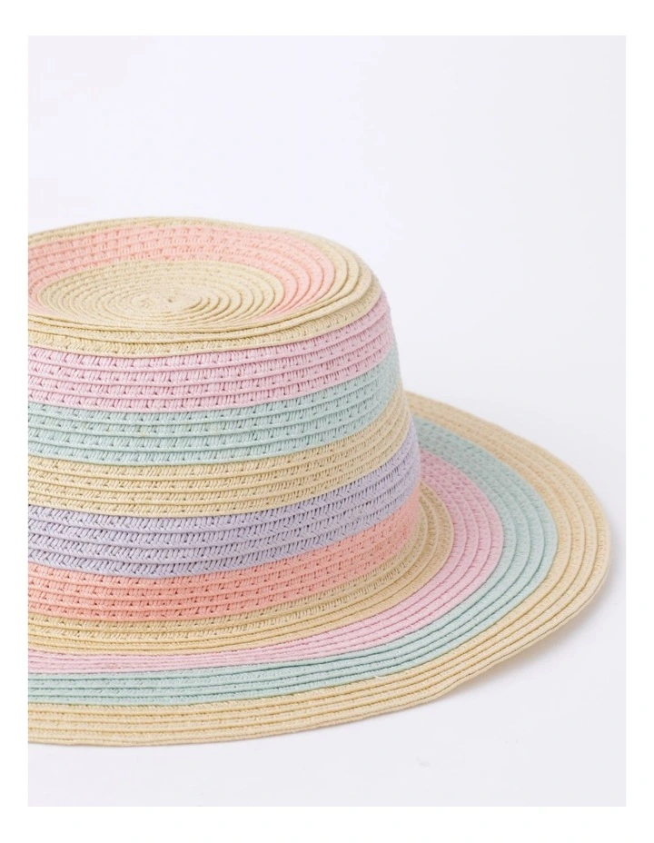 Pastel Hat in Rainbow