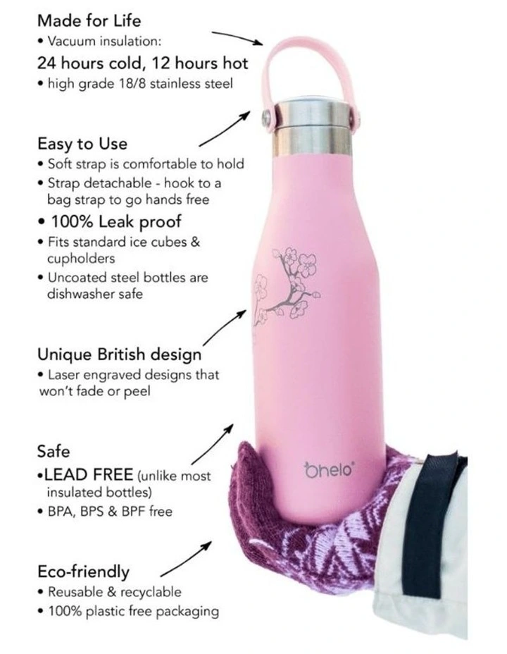 White Bottle With Etched Swallows