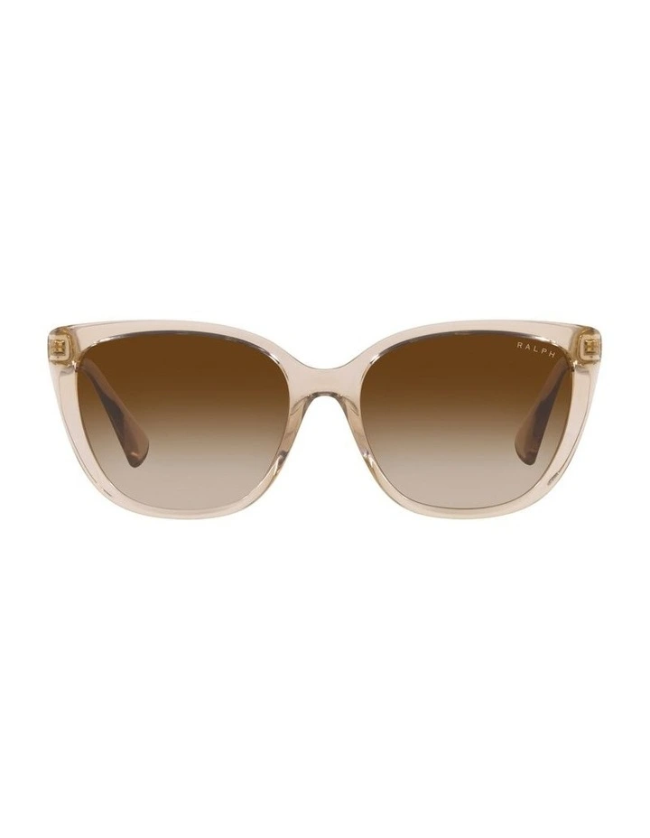 0RA5274 Sunglasses in Shiny Transparent Brown