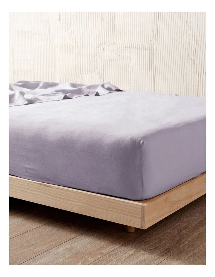 Nimes Fitted Sheet In Lilac