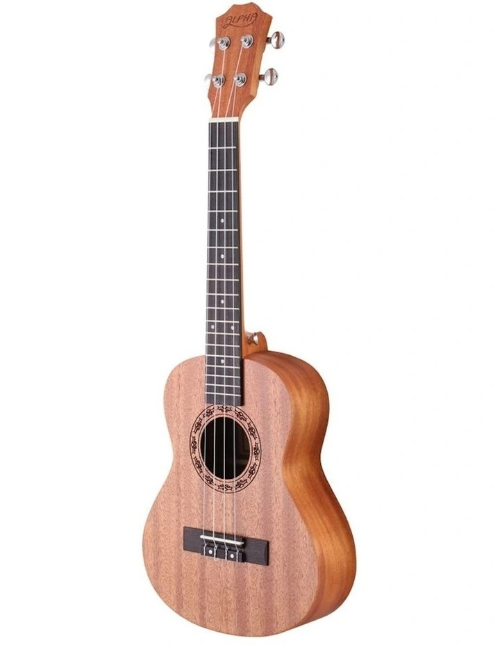 23 Inch Ukulele Natural Mahogany Concert Beginner Gift With Carry Bag