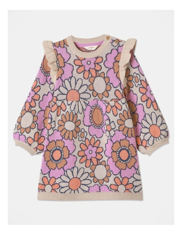 Sunny Knit Dress in Floral