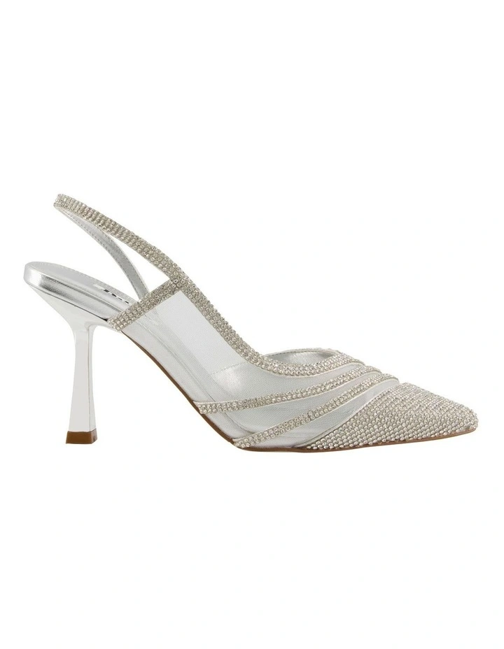 Champer Court Shoes in Silver