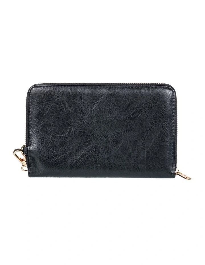 Back In Brooklyn Zip-Around Wallet in Anthracite