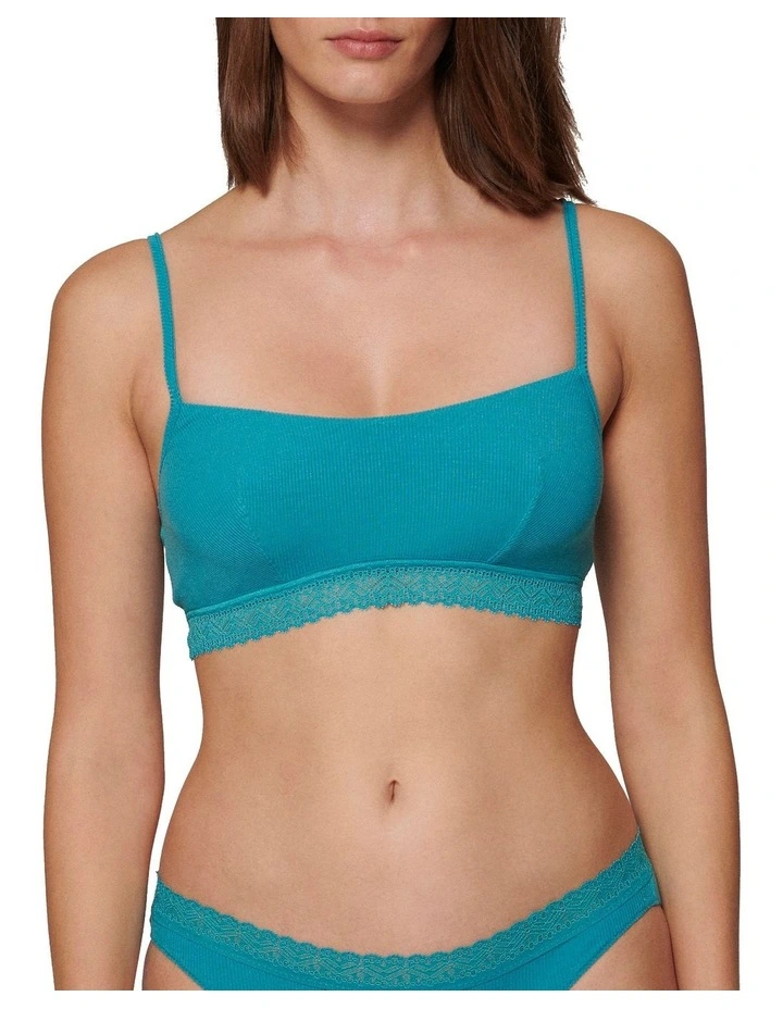 Eugenie Soft Cup Bra in Green