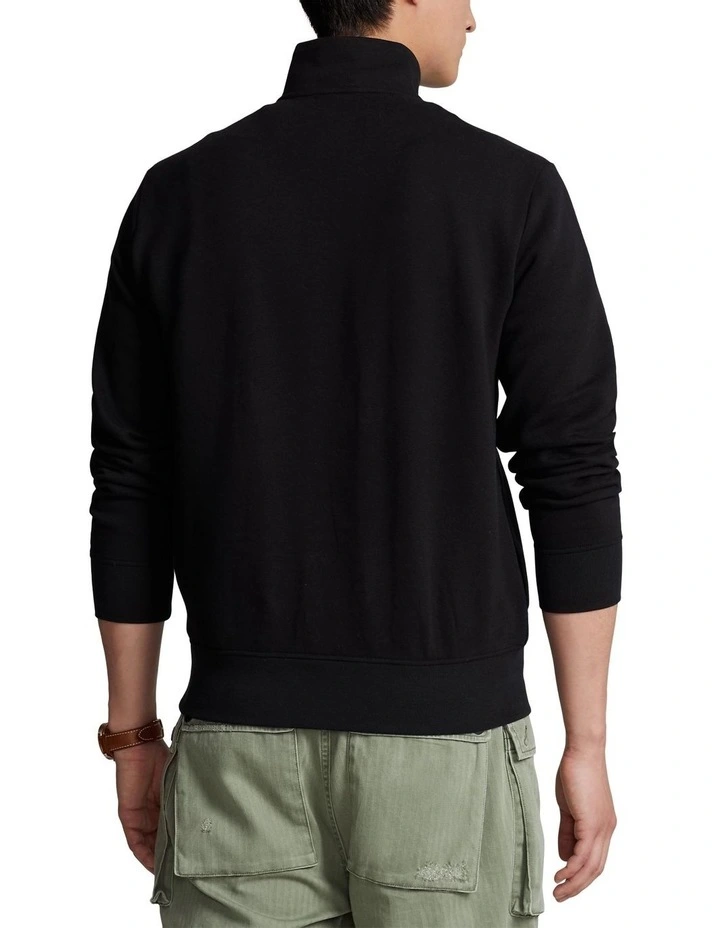Fleece Sweatshirt in Black