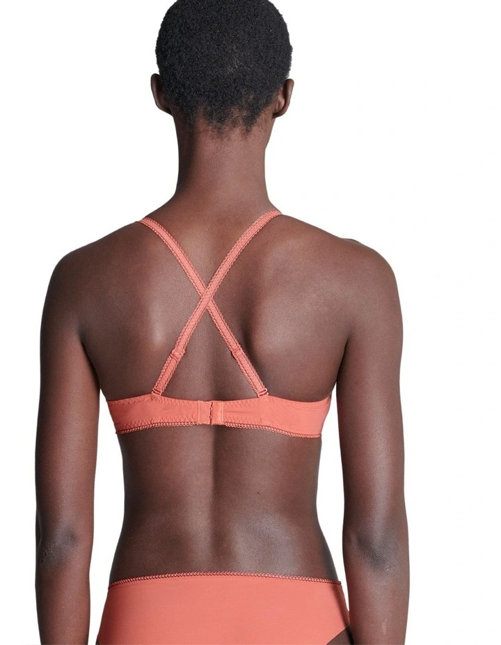 Amazone Full Cup Plunge Bra in Texas Pink