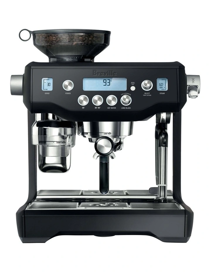The Oracle Coffee Machine in Black BES980BTR
