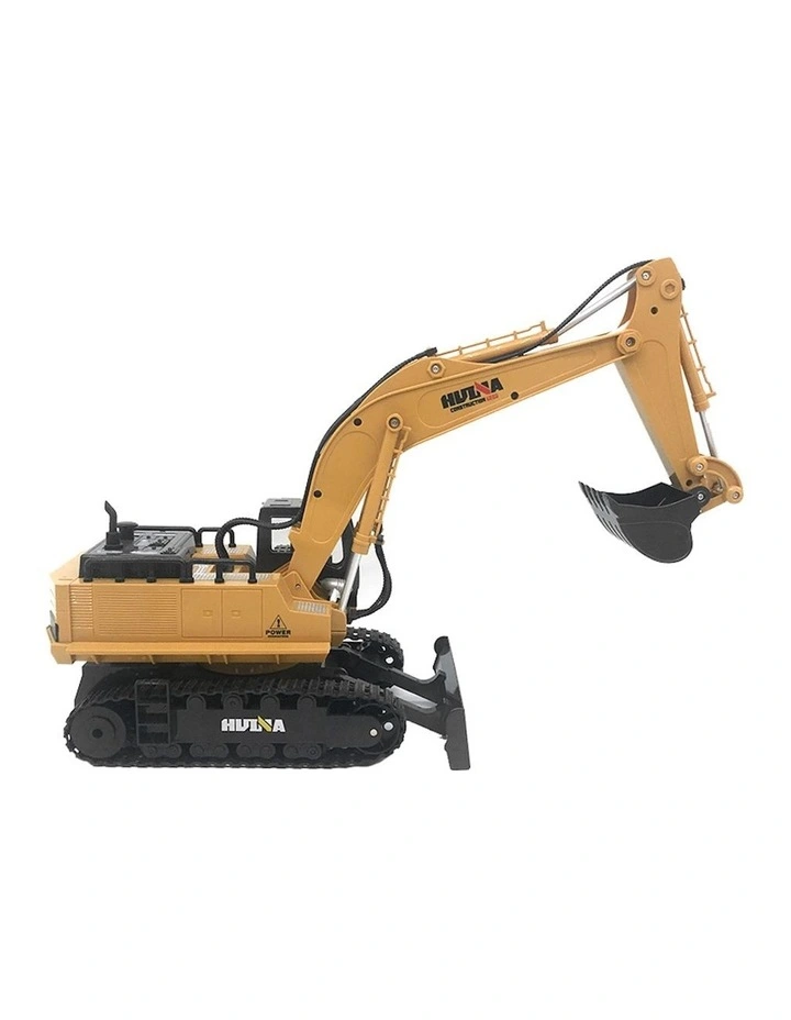 Remote Controlled Tractor Excavator Digger in Yellow