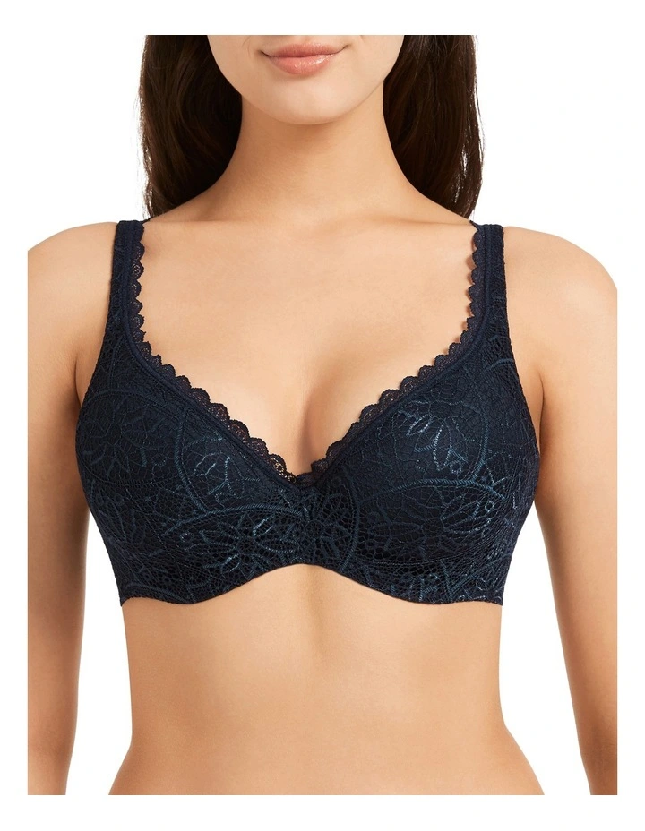Barely There T-Shirt Bra in Navy
