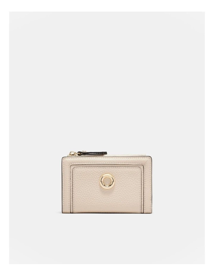 Orbit Medium Fold Wallet in Pearl