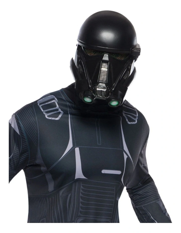 Death Trooper Rogue One Adults Dress Up Costume Jumpsuit in Black