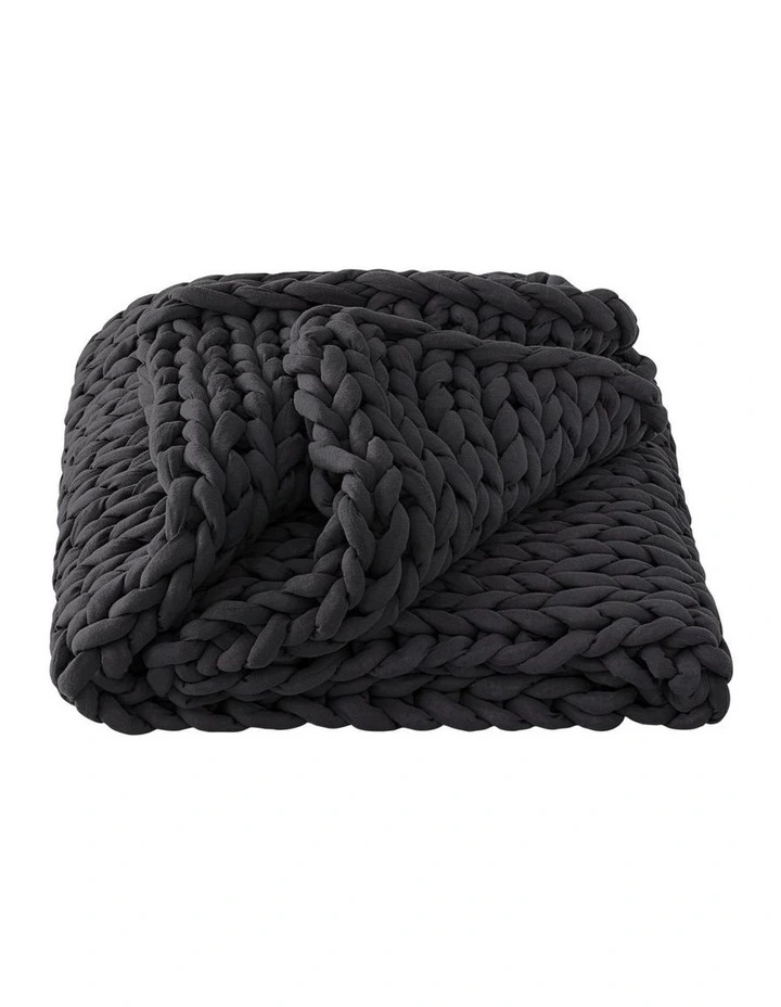 Sabine Weighted Blanket 6.5kg in Anthracite