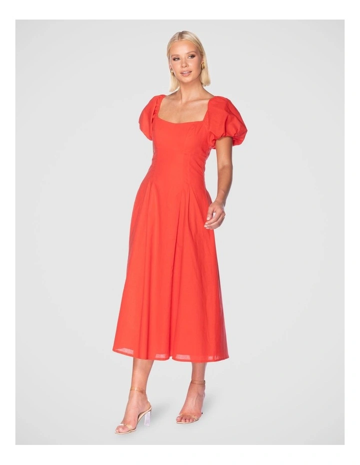 Caprice Dress in Red