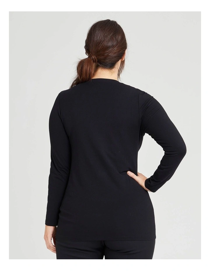 Bamboo Body Top Black