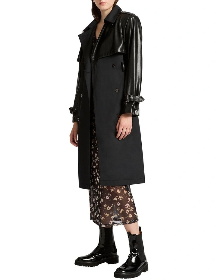 Let's Start The Party Trench in Black