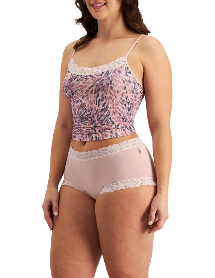 Parisienne Cotton Full Brief in Mushroom Mauve