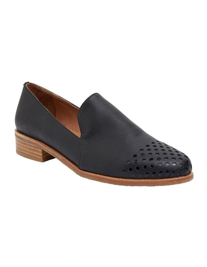 Shade Flat Shoes in Black Multi Leather