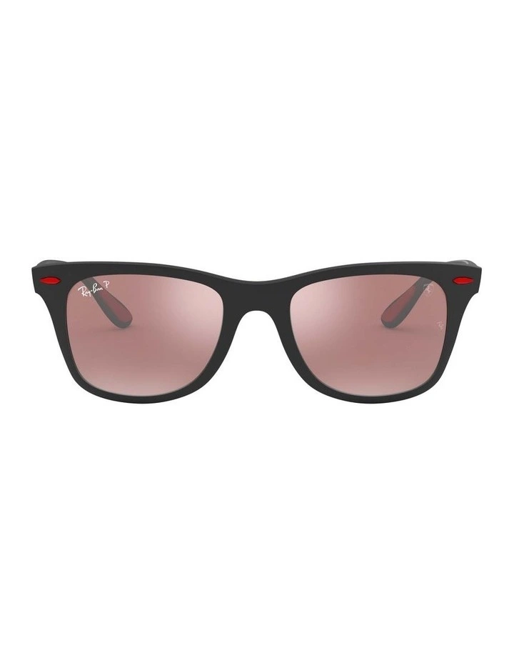 RB4195M Scuderia Ferrari Black Polarised Sunglasses