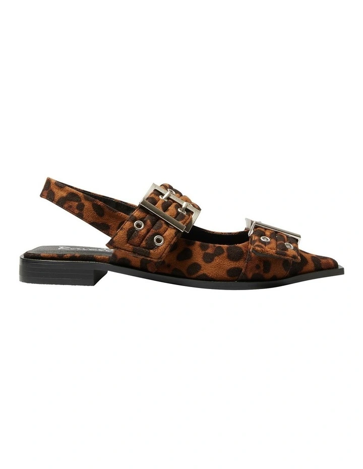 Suzie Flat Shoes in Leopard Print