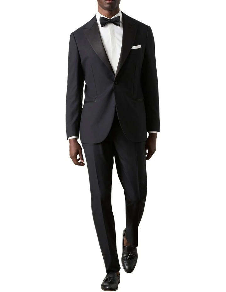 Tuxedo Trouser in Black
