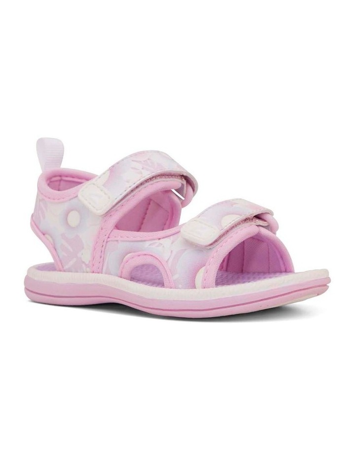 Florence Beach Sandals in Turquoise Flower