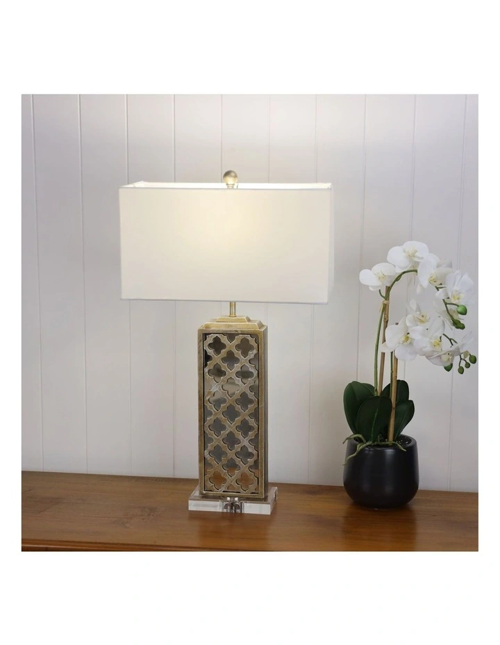 Granada Resin Table Lamp Ivory