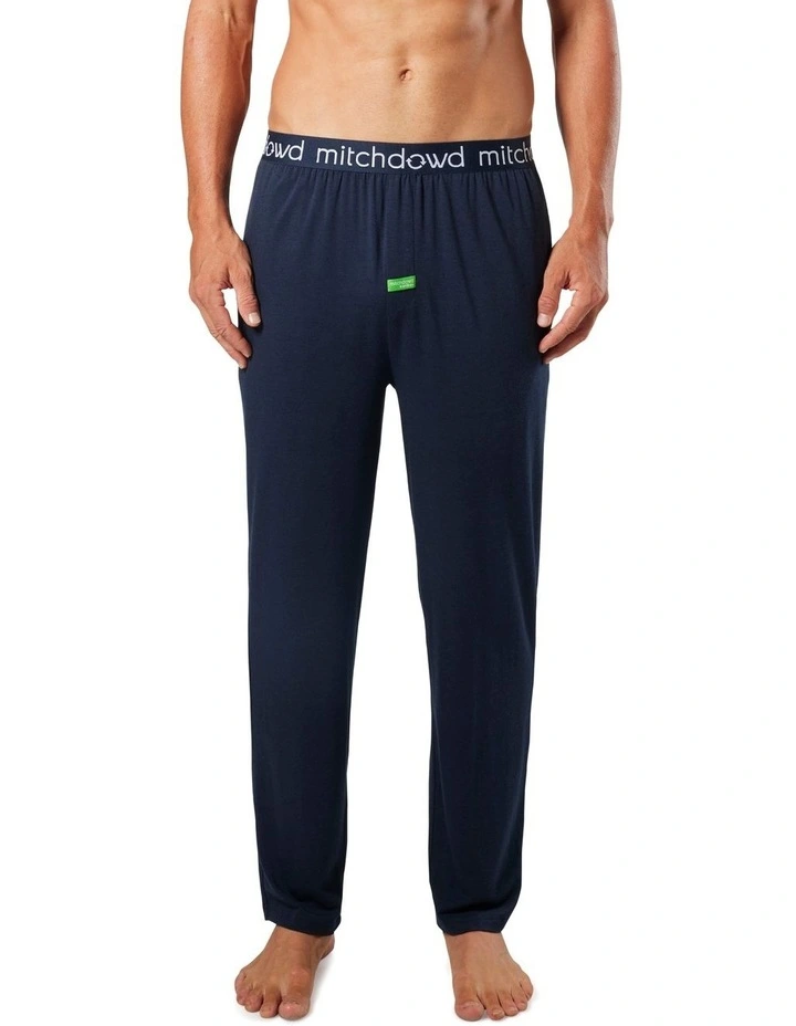 Soft Bamboo Knit Sleep Pants in Navy