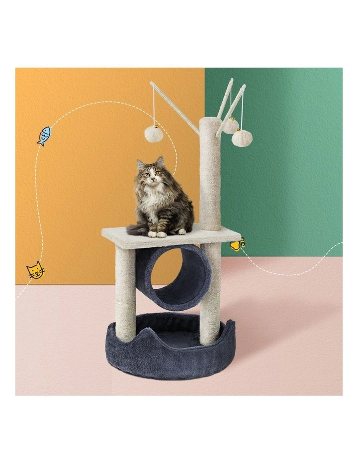 Cat Scratching Post 76cm in White