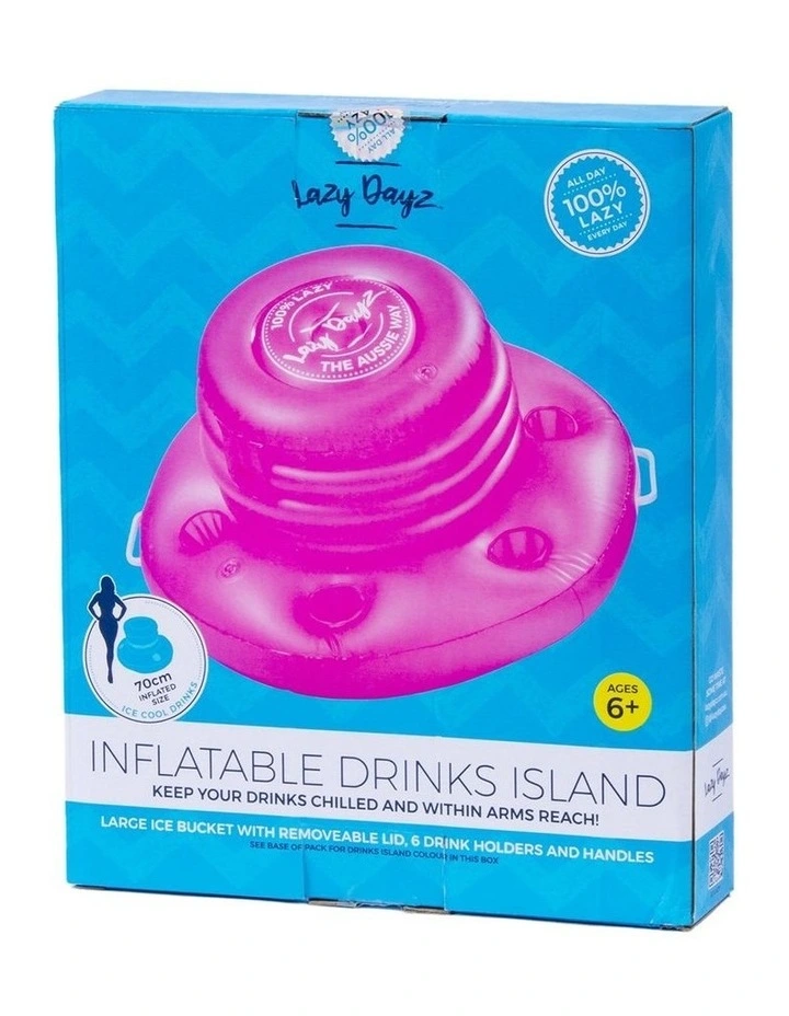 Inflatable Drinks Tub Pink