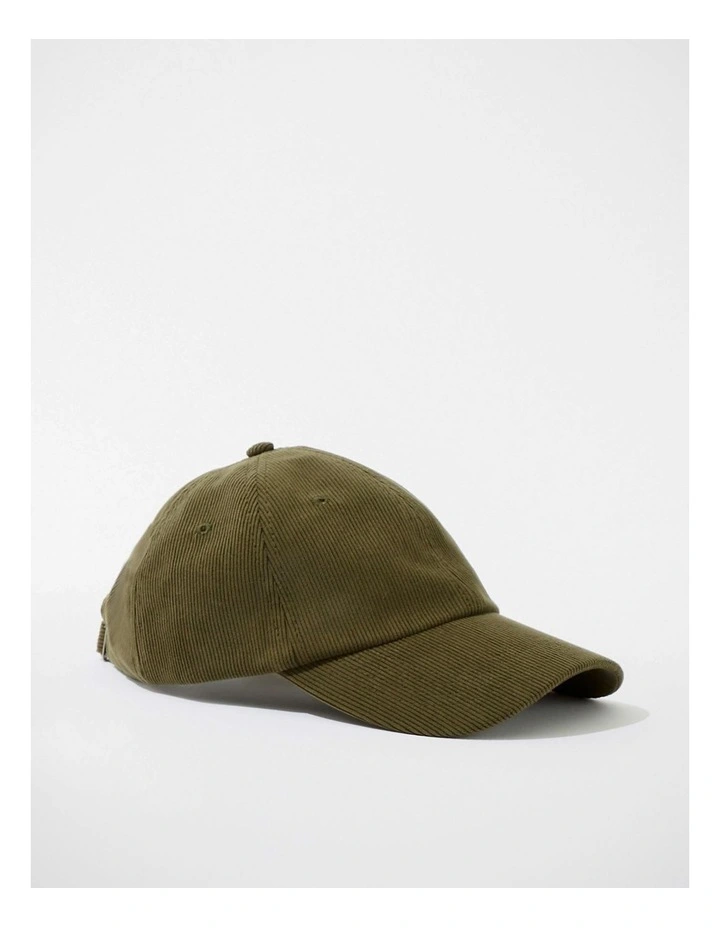 Cord Cap in Khaki