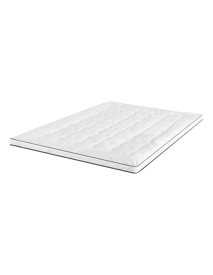 Single Pillowtop Topper Mattress in White