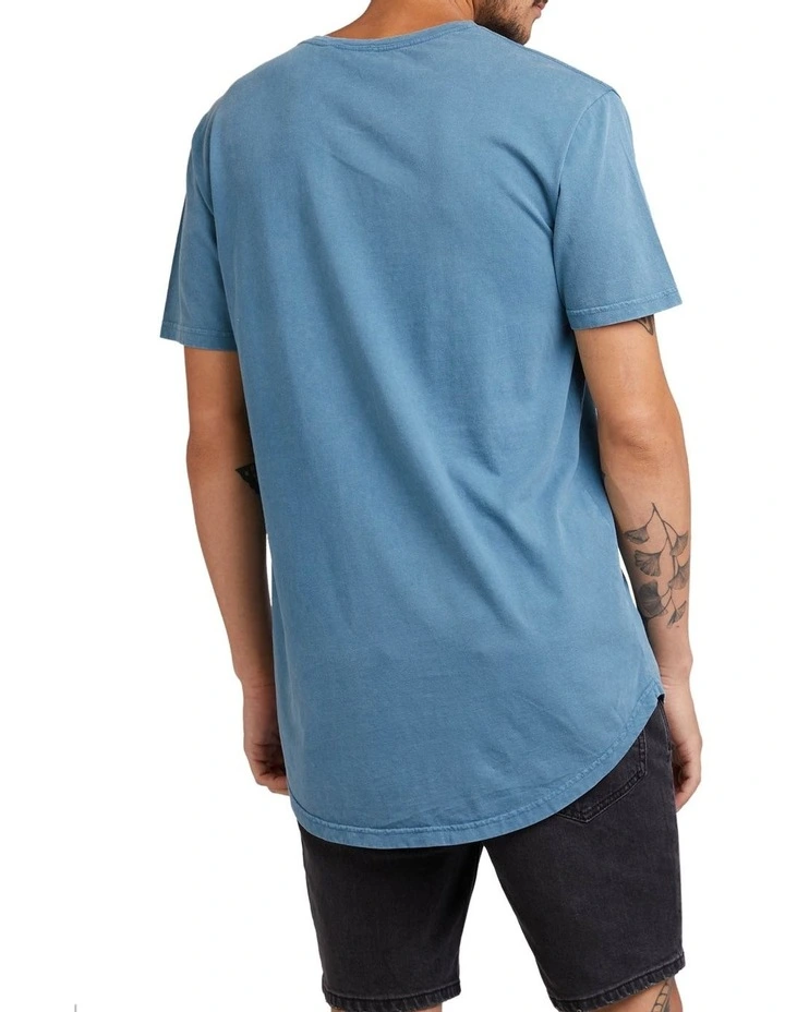 Acid Tail Tee in Ocean Blue