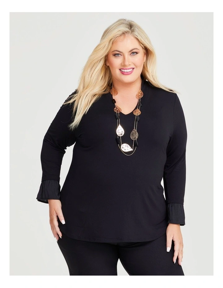 Bamboo Centre Stage Top in Black