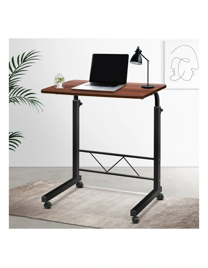 Artiss Laptop Desk Table Adjustable 60CM in Dark Wood