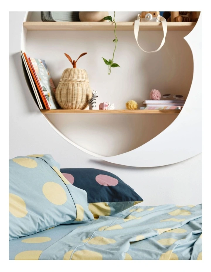Roundabout Sheet Set in Blue/Yellow