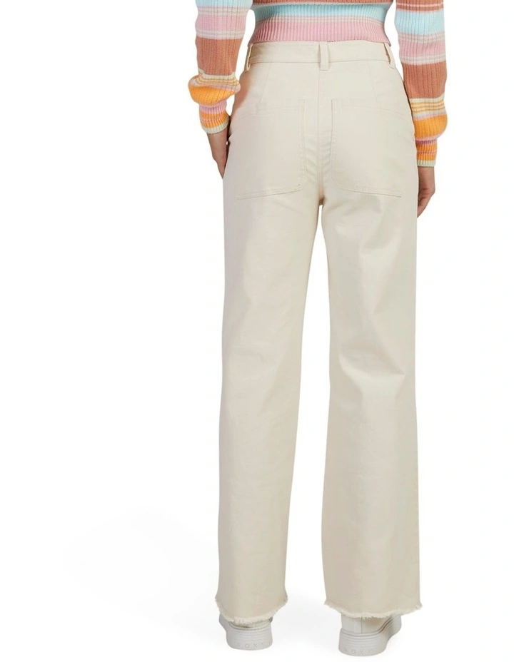 Barbarella Flared Trousers in Beige