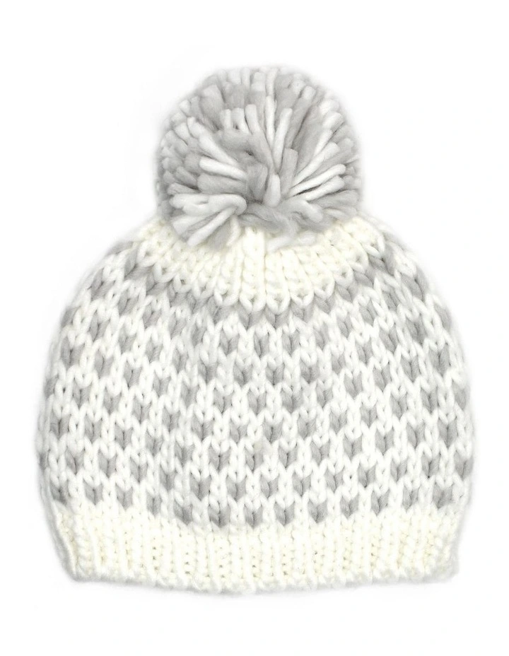 Kaya Mini Beanie in White