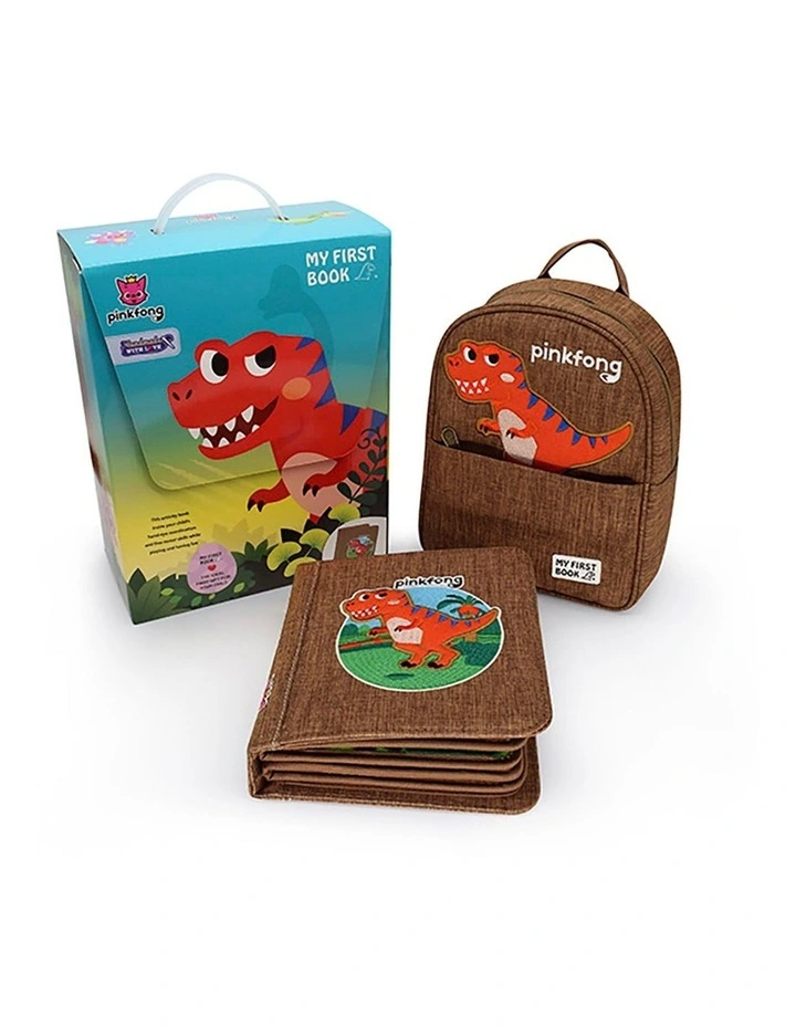 My First Book 12 Kids T-Rex Early Education in Brown
