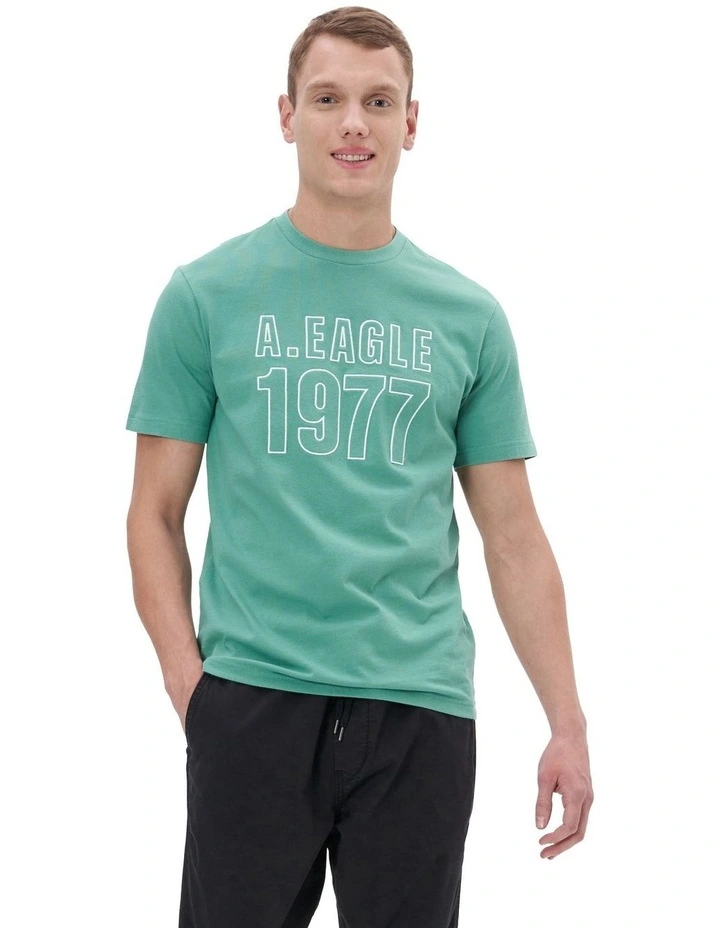 Super Soft Graphic T-shirt in Green