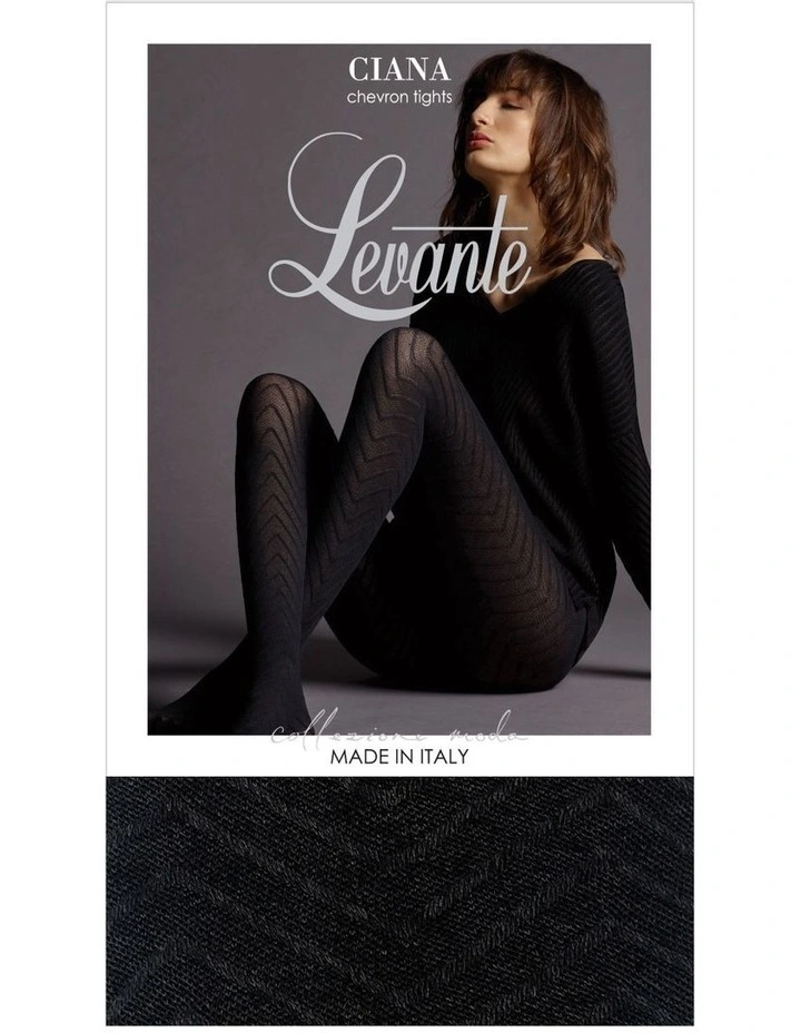 Ciana Chevron Tight in Black
