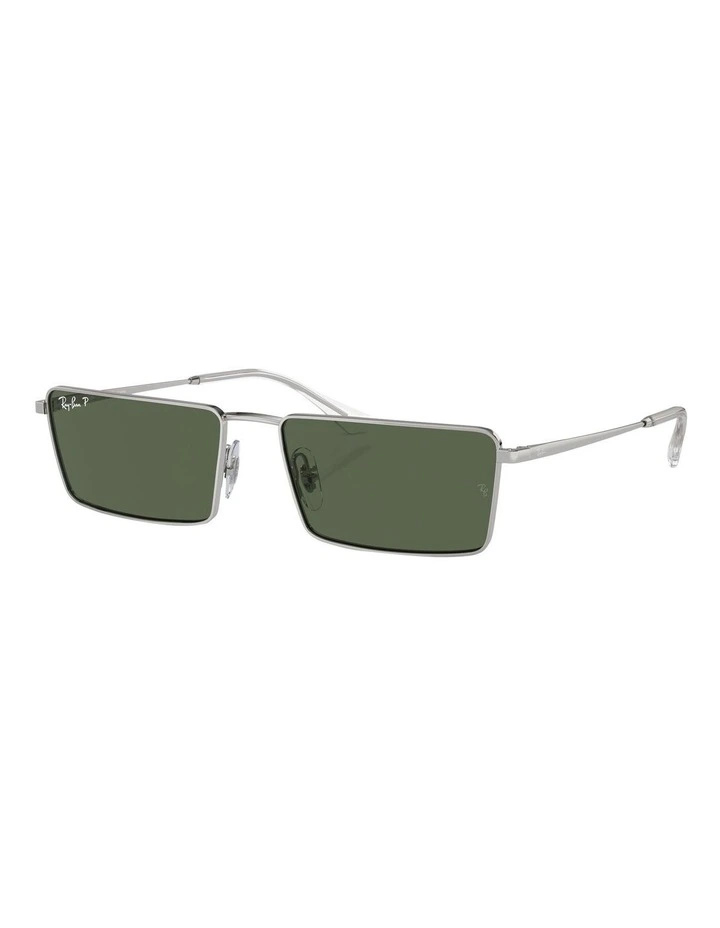 Emy Bio-Based Polarised Sunglasses in Silver