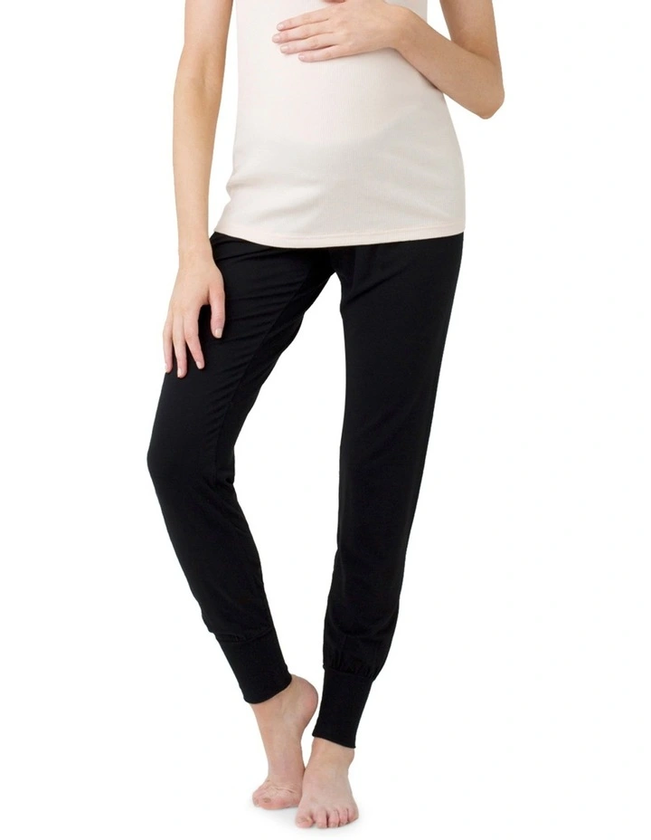 Jersey Lounge Pant in Black