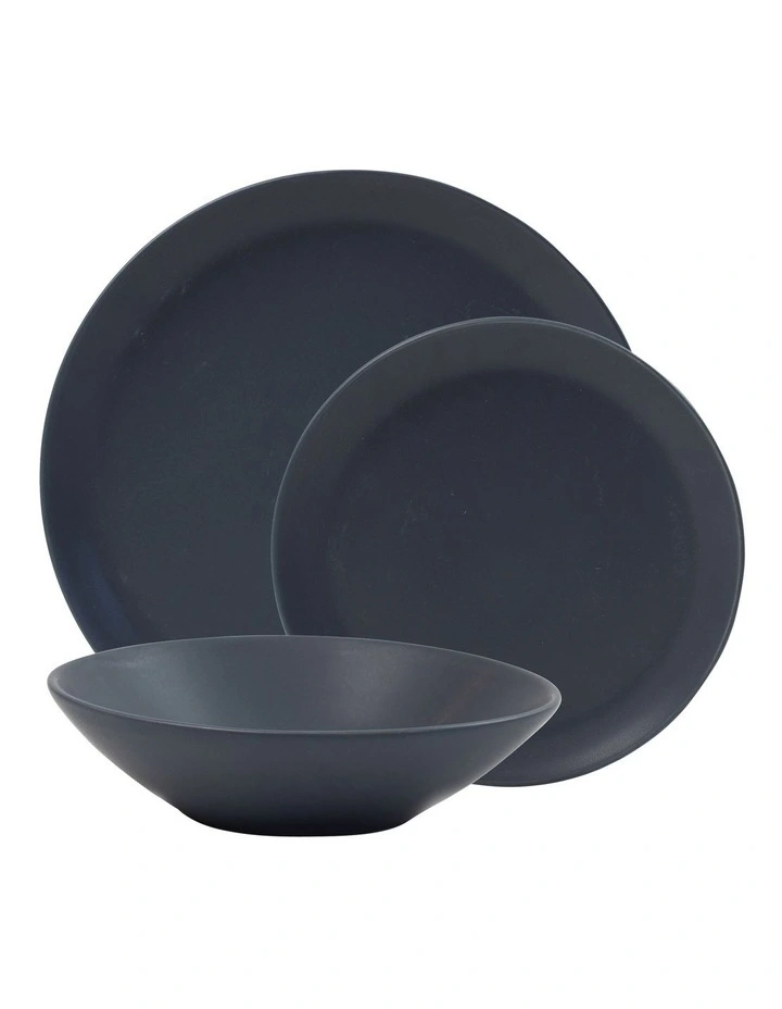 Frame Dinner Set 12 Pieces in Navy