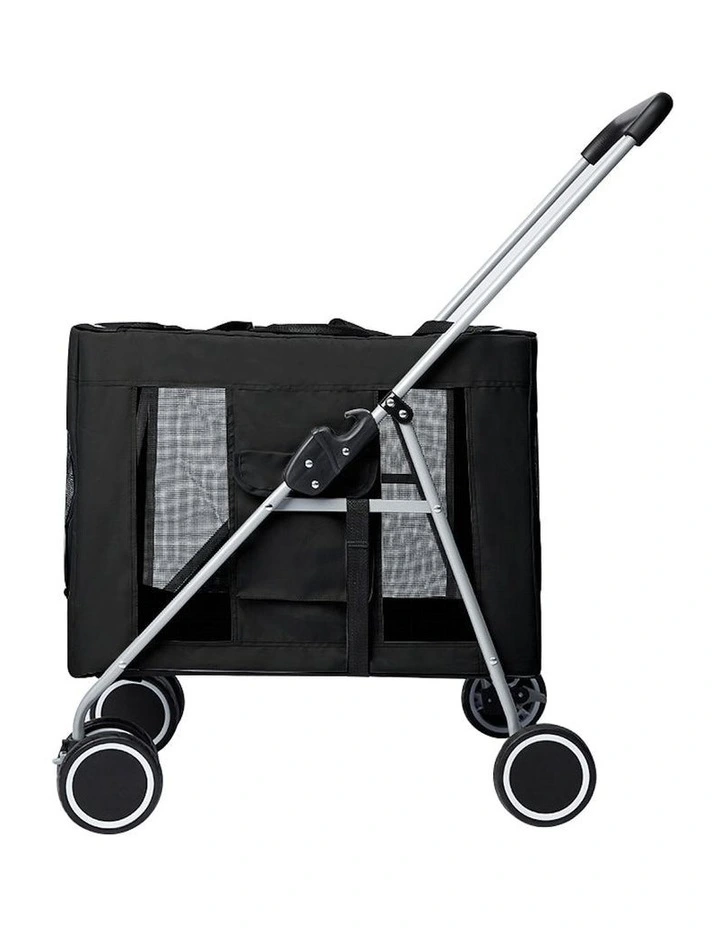 Foldable Pet Stroller in Black