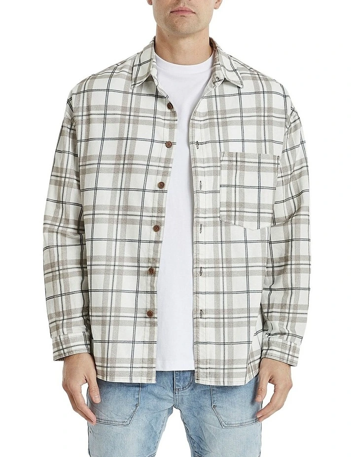 Seville Overshirt in Taupe