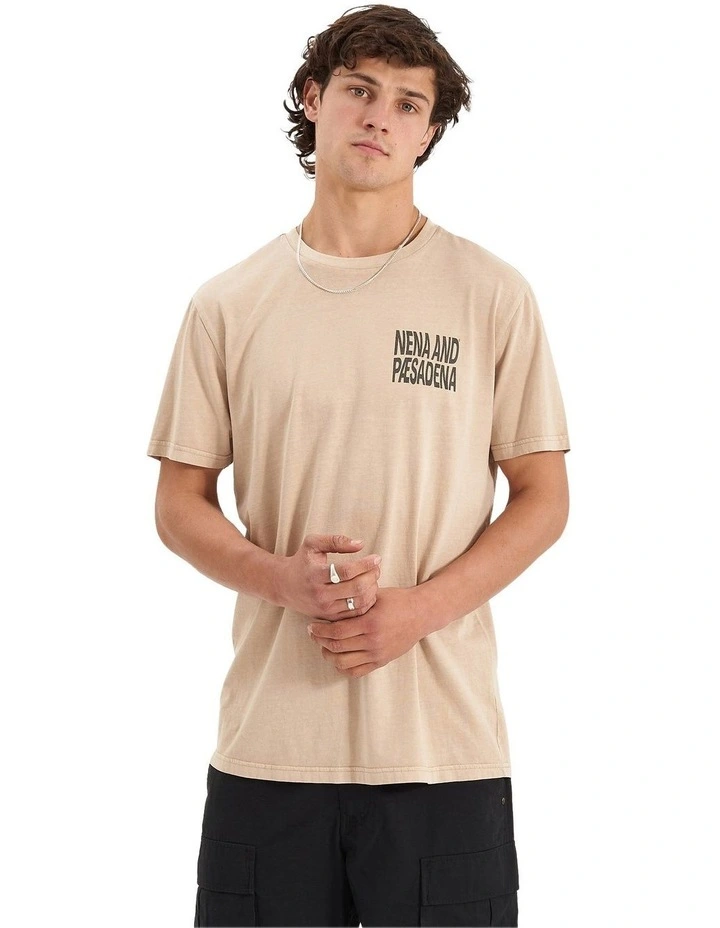 Redeemer Scoop Back Tee in Pigment Oxford Tan