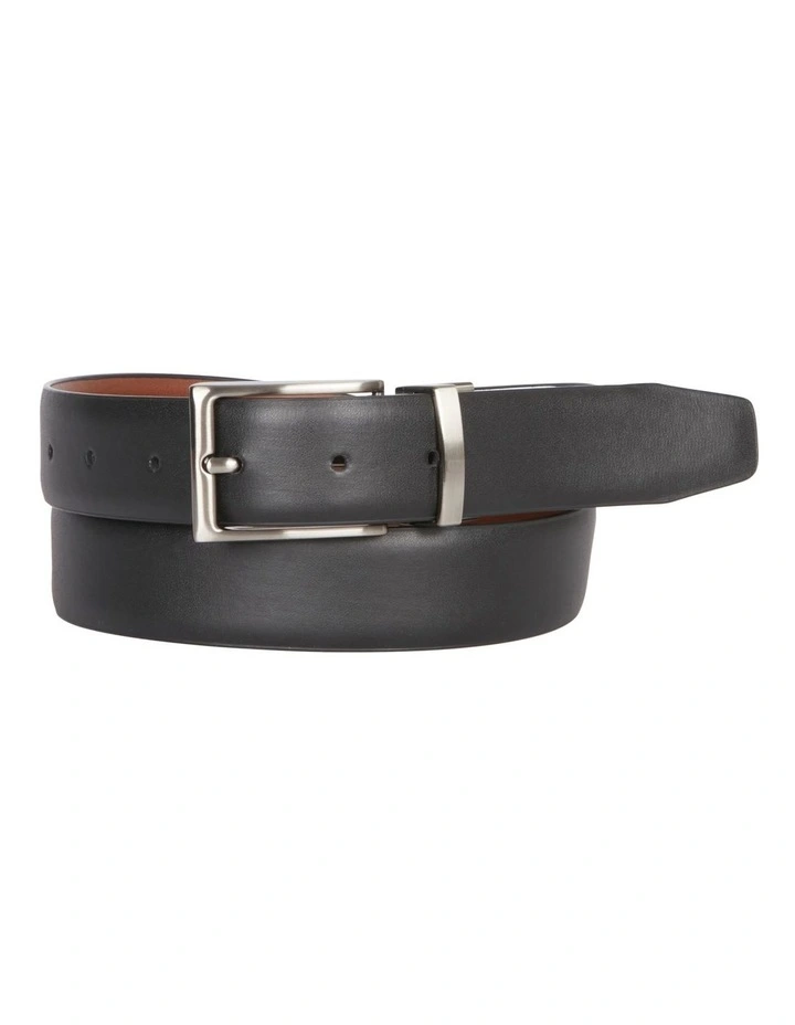 Pin Buckle Belt in Tan/Black